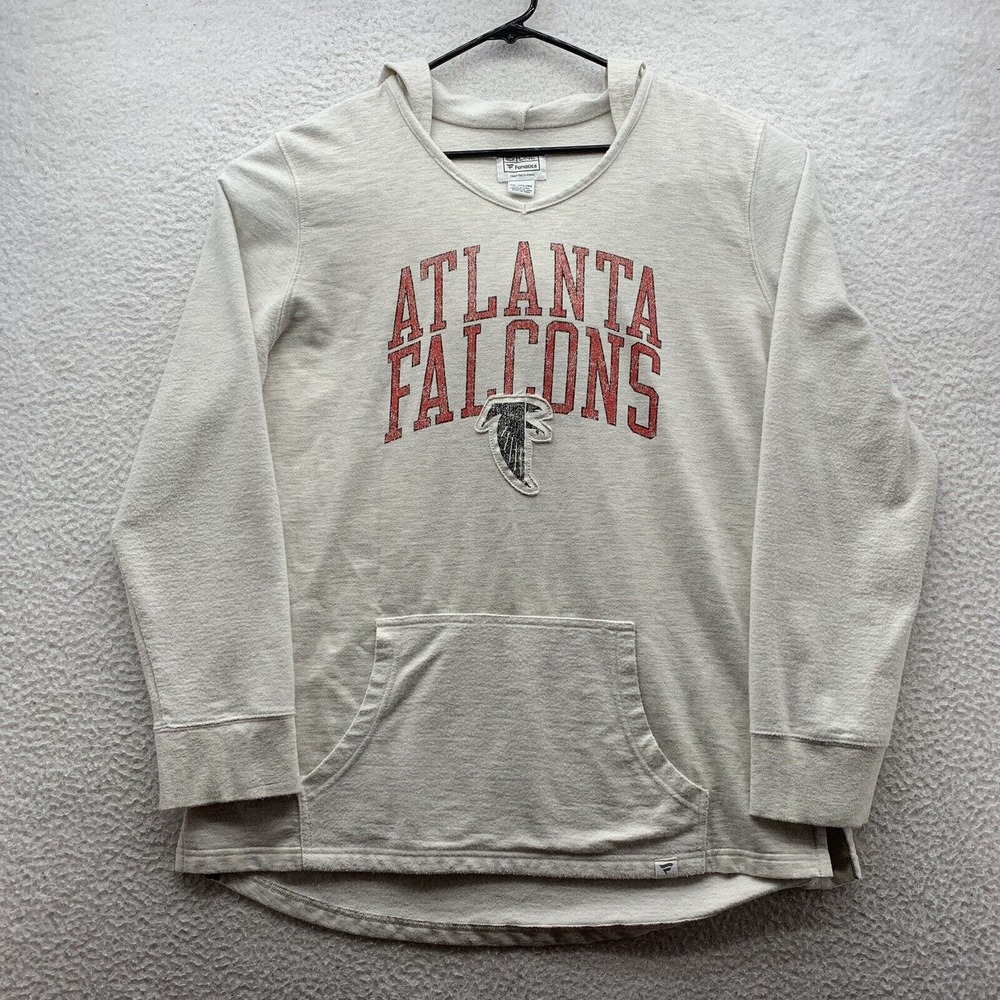 Fanatics Atlanta Falcons Hoodie Womens XL Pro Line NFL‎ Thumbholes Sweatshirt